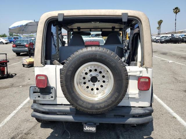 1J4FY29P1WP758549 - 1998 JEEP WRANGLER / SE WHITE photo 6