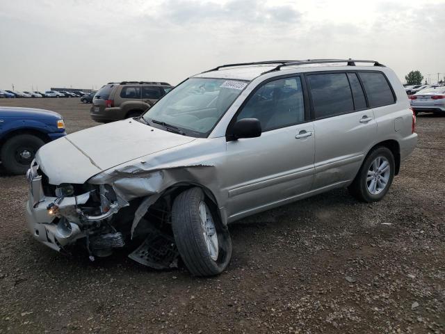 JTEHW21A060016742 - 2006 TOYOTA HIGHLANDER HYBRID SILVER photo 1