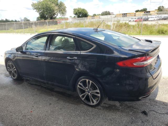 3FA6P0K96HR205339 - 2017 FORD FUSION TITANIUM BLACK photo 2