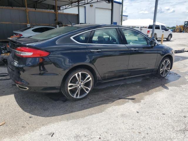 3FA6P0K96HR205339 - 2017 FORD FUSION TITANIUM BLACK photo 3