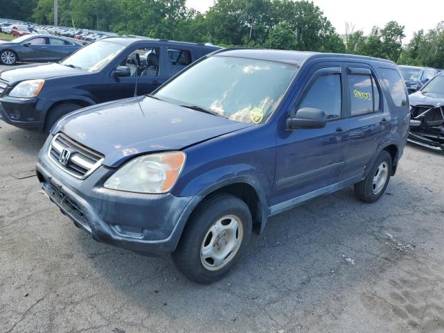 JHLRD78412C043648 - 2002 HONDA CR-V LX BLUE photo 1