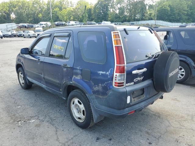 JHLRD78412C043648 - 2002 HONDA CR-V LX BLUE photo 2