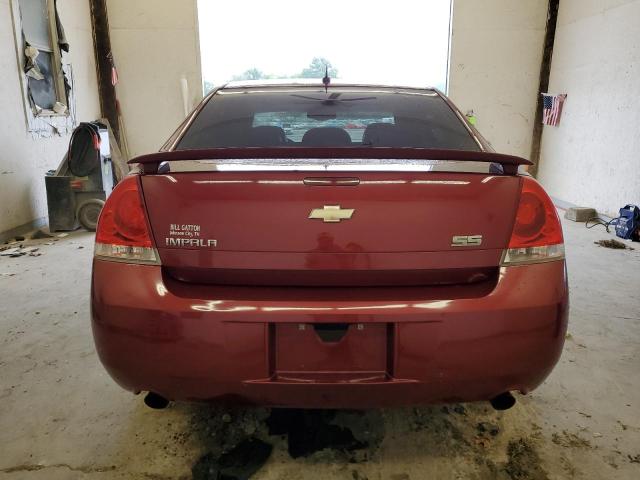 2G1WD58CX79264314 - 2007 CHEVROLET IMPALA SUPER SPORT BURGUNDY photo 6