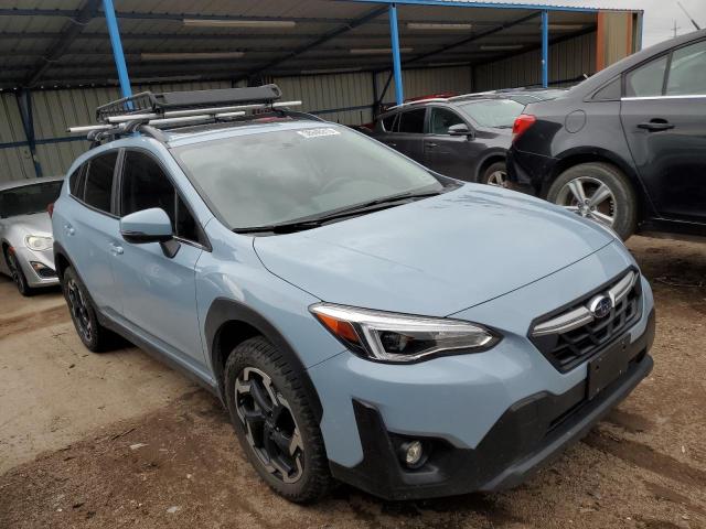 JF2GTHMC6MH361802 - 2021 SUBARU CROSSTREK LIMITED BLUE photo 4