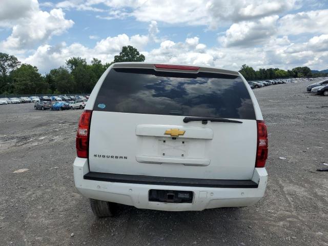 1GNSCJE09ER239751 - 2014 CHEVROLET SUBURBAN C1500 LT WHITE photo 6