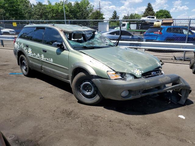 4S4BP61C877303542 - 2007 SUBARU OUTBACK OUTBACK 2.5I GREEN photo 4