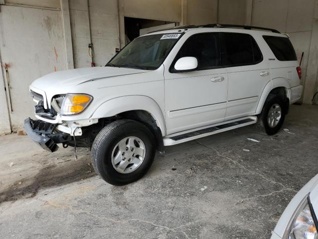 5TDZT38A41S056552 - 2001 TOYOTA SEQUOIA LIMITED WHITE photo 1