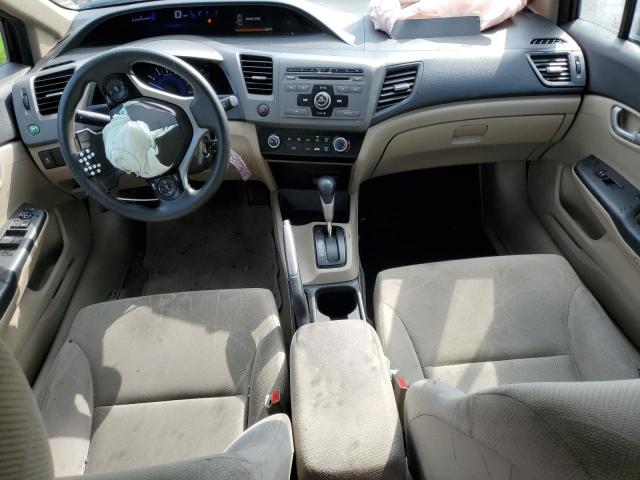 19XFB2F55CE110394 - 2012 HONDA CIVIC LX BURGUNDY photo 8