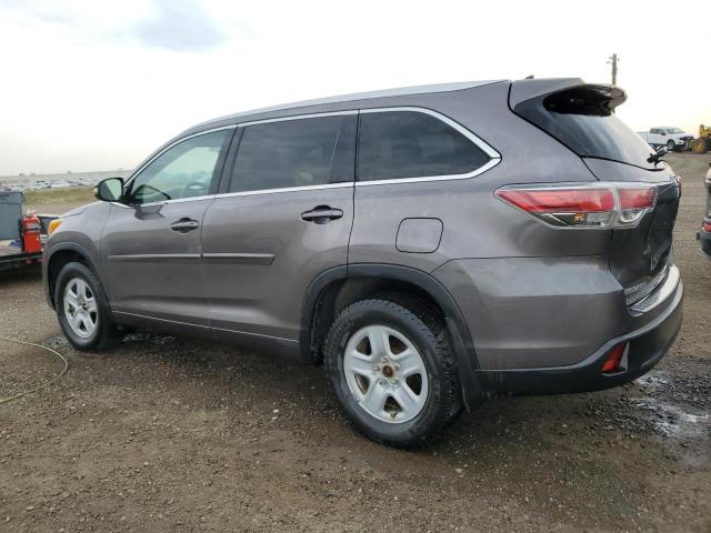 5TDJCRFH4GS018991 - 2016 TOYOTA HIGHLANDER HYBRID GRAY photo 2