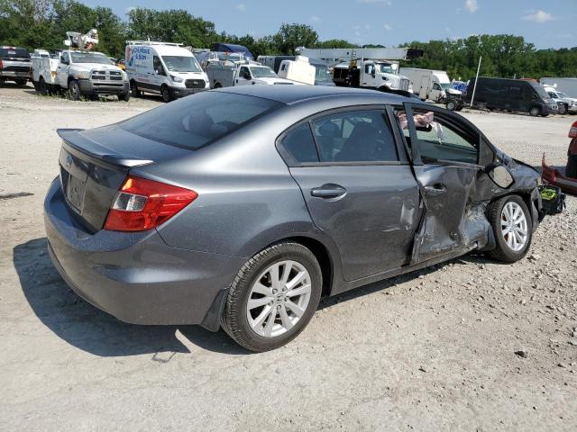 19XFB2F83CE100232 - 2012 HONDA CIVIC EX GRAY photo 3