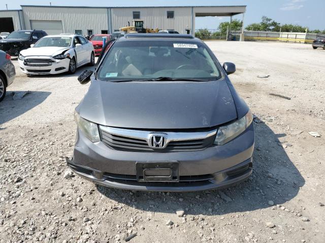 19XFB2F83CE100232 - 2012 HONDA CIVIC EX GRAY photo 5
