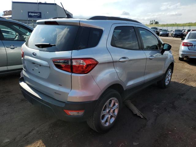 MAJ6S3GL1KC267029 - 2019 FORD ECOSPORT SE Plata foto 3