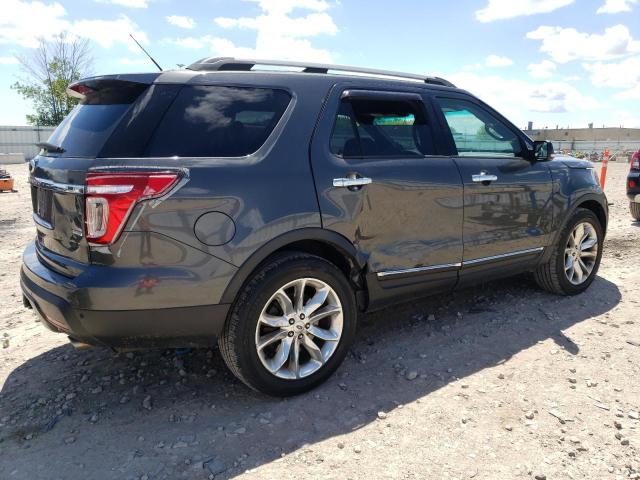 1FM5K8D82FGB38052 - 2015 FORD EXPLORER XLT GRAY photo 3