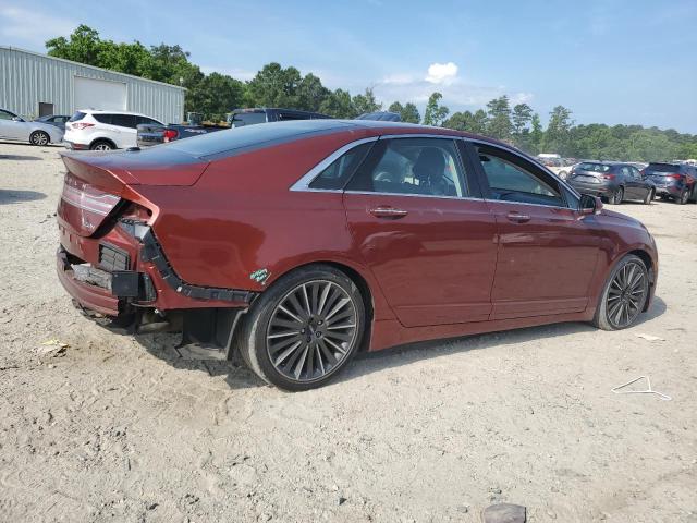 3LN6L2LUXER801629 - 2014 LINCOLN MKZ HYBRID BURGUNDY photo 3