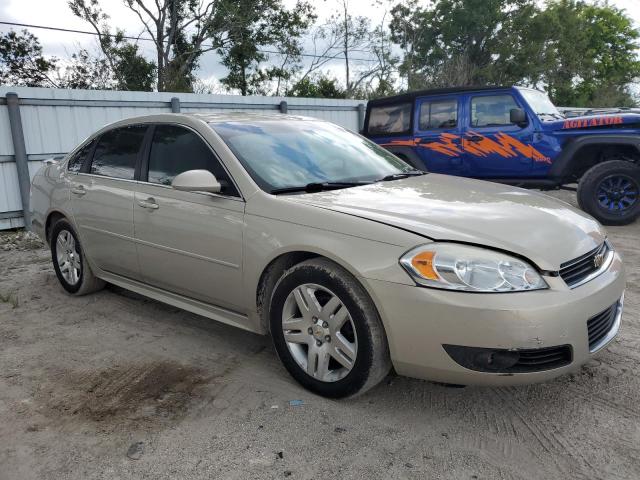 2G1WB5EKXB1230057 - 2011 CHEVROLET IMPALA LT BEIGE photo 4