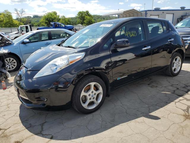 1N4AZ0CP8EC334341 - 2014 NISSAN LEAF S BLACK photo 1