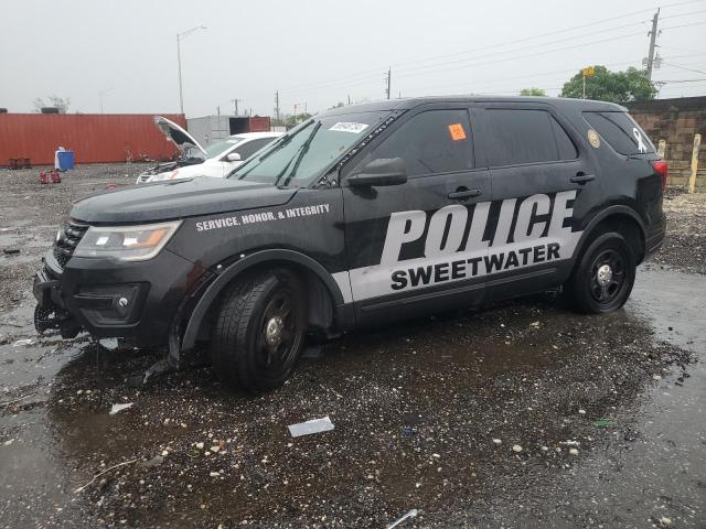 1FM5K8AR7JGA84382 - 2018 FORD EXPLORER POLICE INTERCEPTOR BLACK photo 1