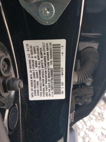 19XFC1F70LE006887 - 2020 HONDA CIVIC EXL Qara foto 12