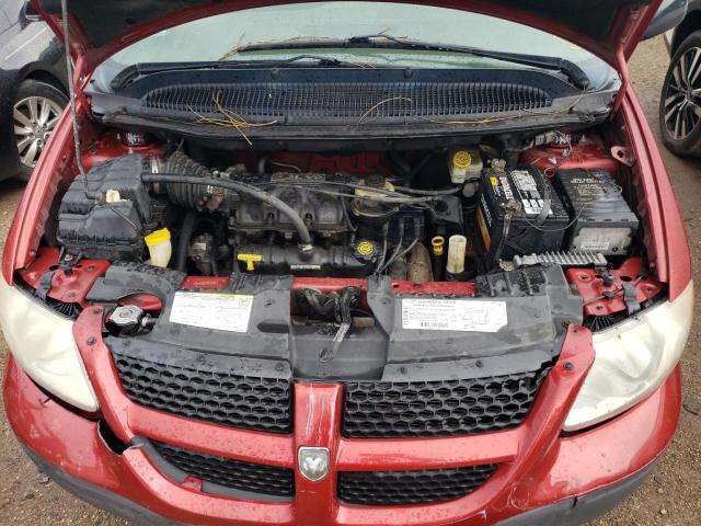 1D4GP25343B118041 - 2003 DODGE CARAVAN SE RED photo 11