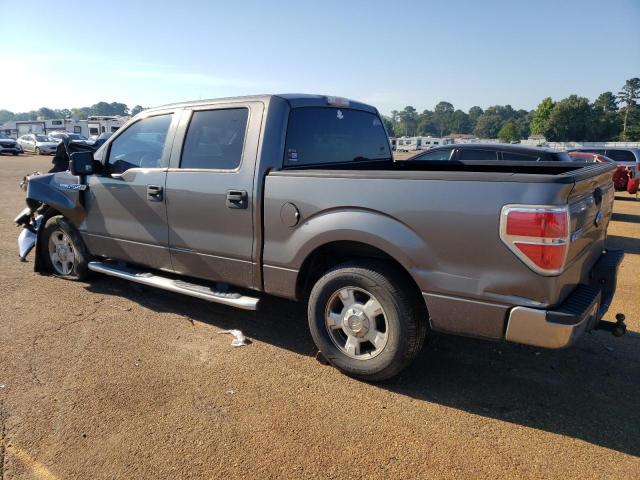 1FTEW1C84AFC31297 - 2010 FORD F150 SUPERCREW GRAY photo 2