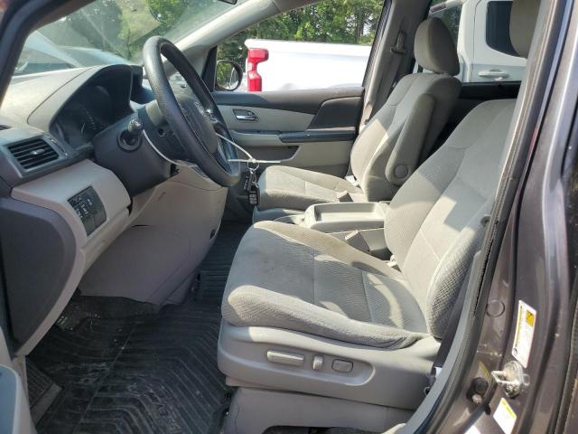 5FNRL5H44EB014575 - 2014 HONDA ODYSSEY EX GRAY photo 7