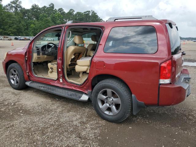 5N1AA08A55N702903 - 2005 NISSAN ARMADA SE RED photo 2