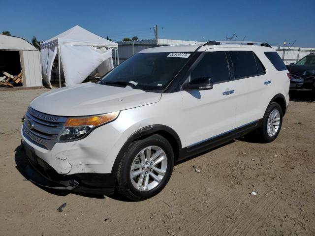 1FM5K7D92EGA69851 - 2014 FORD EXPLORER XLT WHITE photo 1