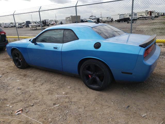 2B3CJ7DW7AH131460 - 2010 DODGE CHALLENGER SRT-8 BLUE photo 2