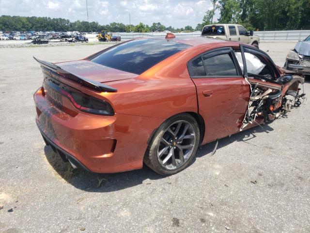 2C3CDXCT2MH652804 - 2021 DODGE CHARGER R/T ORANGE photo 3