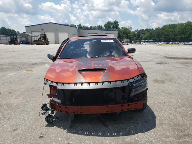 2C3CDXCT2MH652804 - 2021 DODGE CHARGER R/T ORANGE photo 5