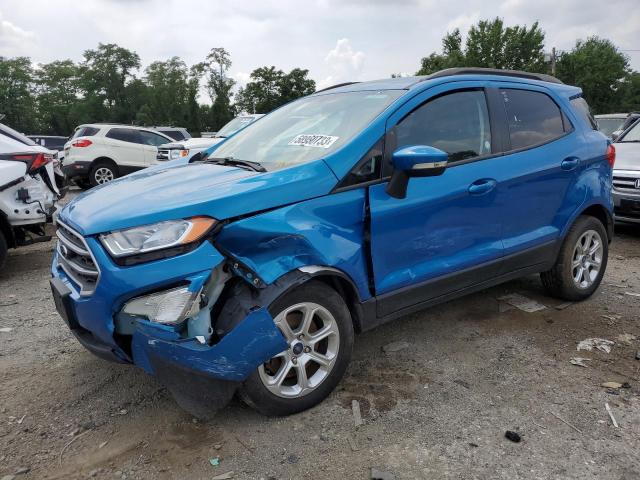 MAJ3S2GE9LC335223 - 2020 FORD ECOSPORT SE BLUE photo 1