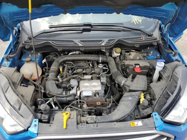 MAJ3S2GE9LC335223 - 2020 FORD ECOSPORT SE BLUE photo 11