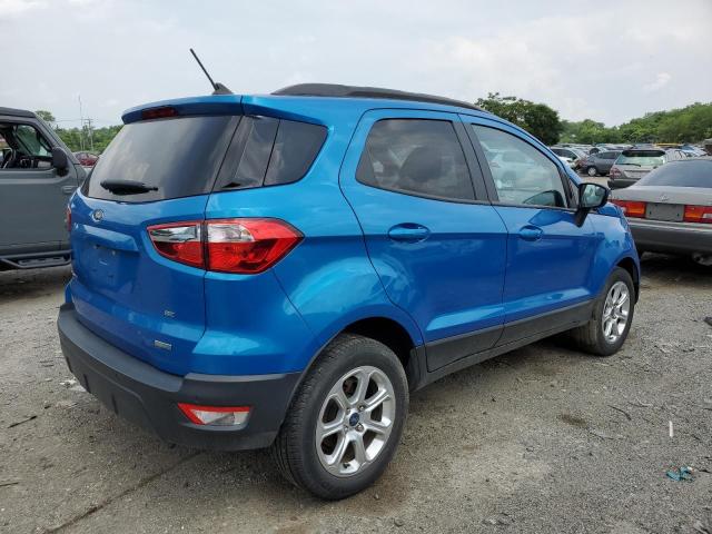 MAJ3S2GE9LC335223 - 2020 FORD ECOSPORT SE BLUE photo 3