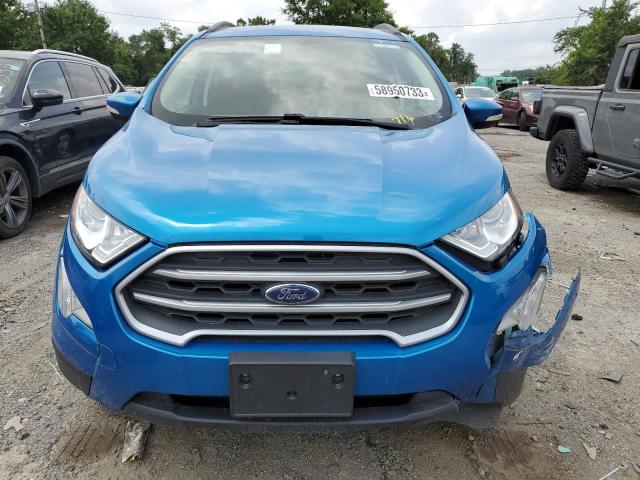 MAJ3S2GE9LC335223 - 2020 FORD ECOSPORT SE BLUE photo 5