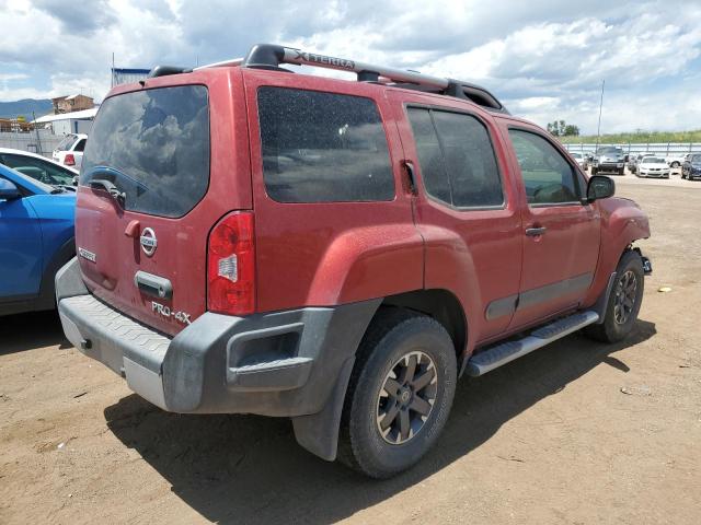 5N1AN0NW7FN654925 - 2015 NISSAN XTERRA X MAROON photo 3