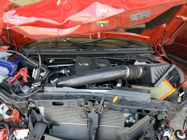 1N6ED1CM5NN619473 - 2022 NISSAN FRONTIER S RED photo 11