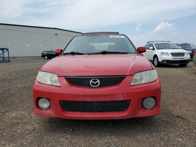 JM1BJ245921465140 - 2002 MAZDA PROTEGE PR5 RED photo 5