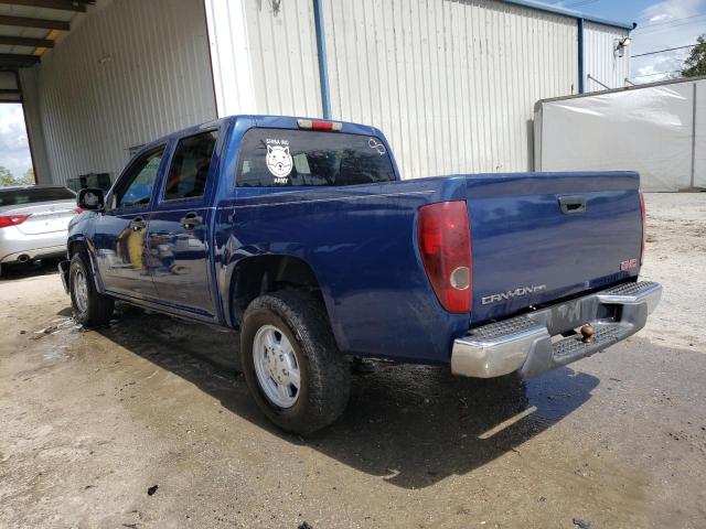 1GTCS136158156621 - 2005 GMC CANYON BLUE photo 2