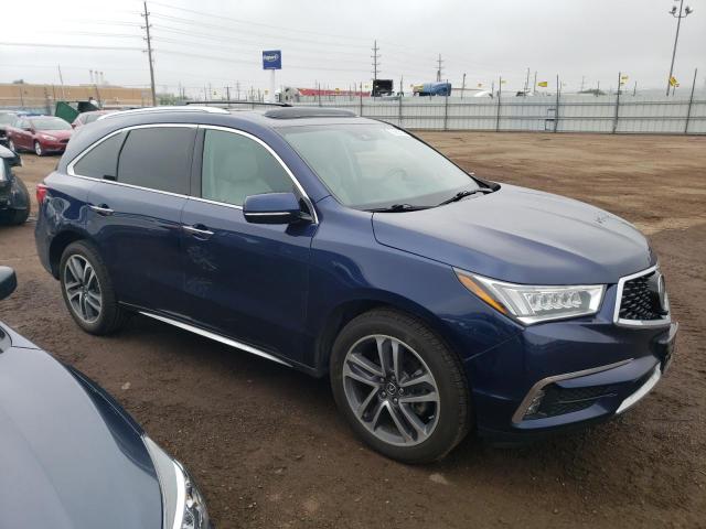 5FRYD4H81HB041774 - 2017 ACURA MDX ADVANCE BLUE photo 4