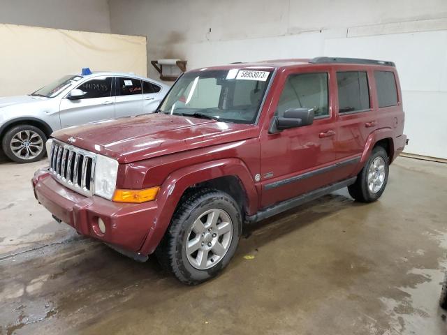 1J8HG48P37C622231 - 2007 JEEP COMMANDER BURGUNDY photo 1