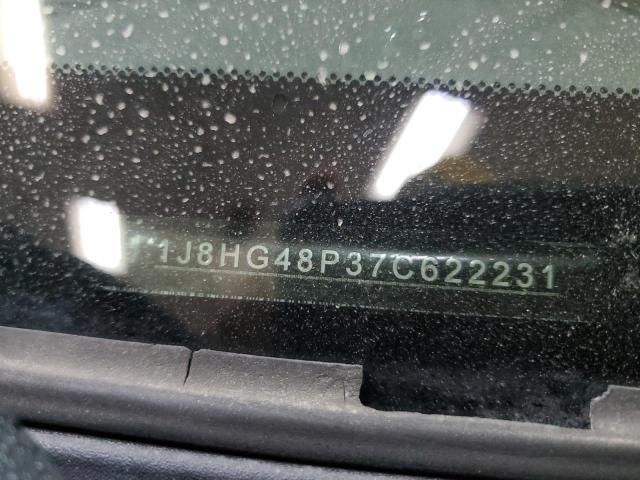 1J8HG48P37C622231 - 2007 JEEP COMMANDER 勃艮第红 照片 12