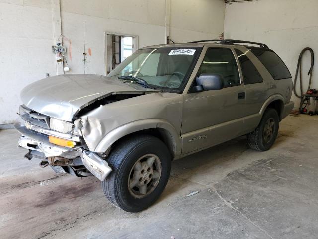 1GNCT18WXYK210227 - 2000 CHEVROLET BLAZER BEIGE photo 1