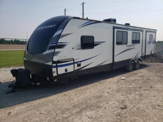 4YDT33520MK410837 - 2021 KEYSTONE PASSPORT TWO TONE photo 2