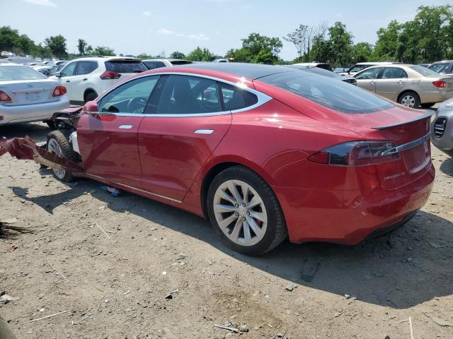 5YJSA1E46KF304865 - 2019 TESLA MODEL S 红色 照片 2
