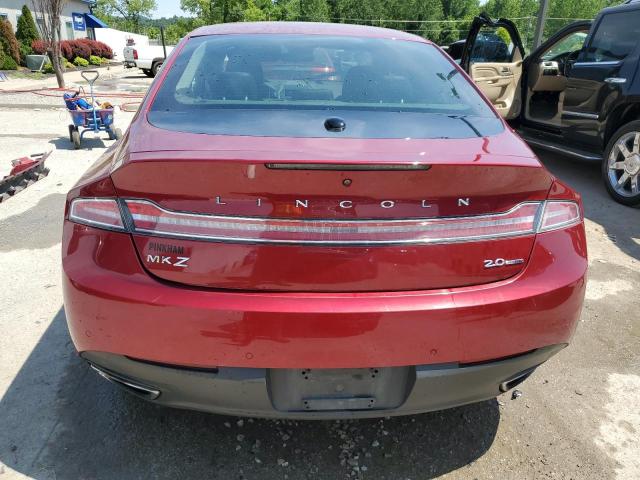 3LN6L2G95DR809013 - 2013 LINCOLN MKZ RED photo 6