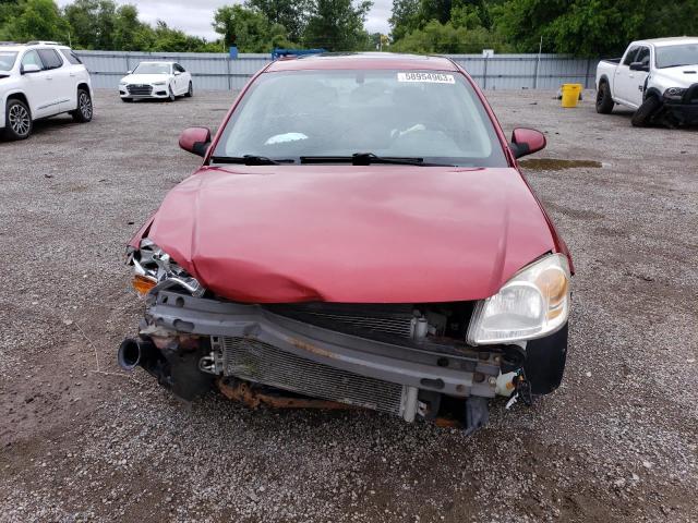 1G1AF5F51A7194882 - 2010 CHEVROLET COBALT 2LT RED photo 5