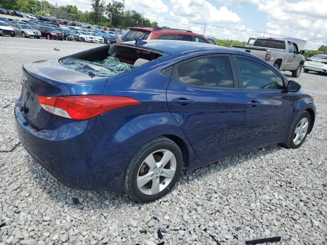 KMHDH4AE0DU492146 - 2013 HYUNDAI ELANTRA GLS BLUE photo 3