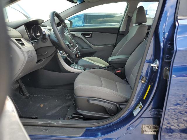 KMHDH4AE0DU492146 - 2013 HYUNDAI ELANTRA GLS BLUE photo 7