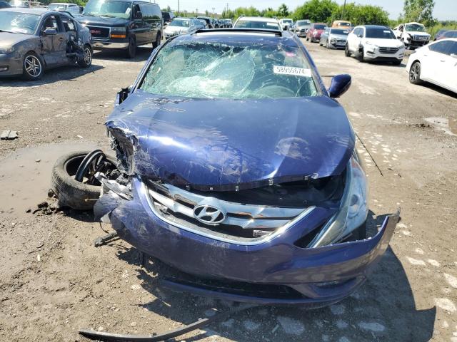 5NPEC4AC7CH436560 - 2012 HYUNDAI SONATA SE BLUE photo 5