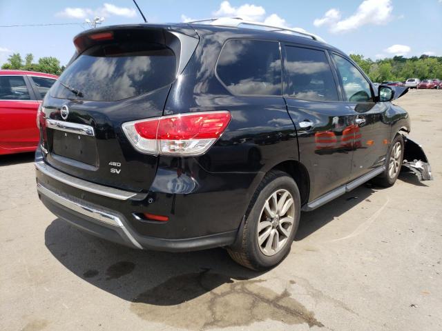 5N1AR2MM2EC662635 - 2014 NISSAN PATHFINDER S BLACK photo 3